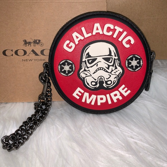 Star Wars Coach Round Coin Case Galactic Empire - Picture 1 of 4